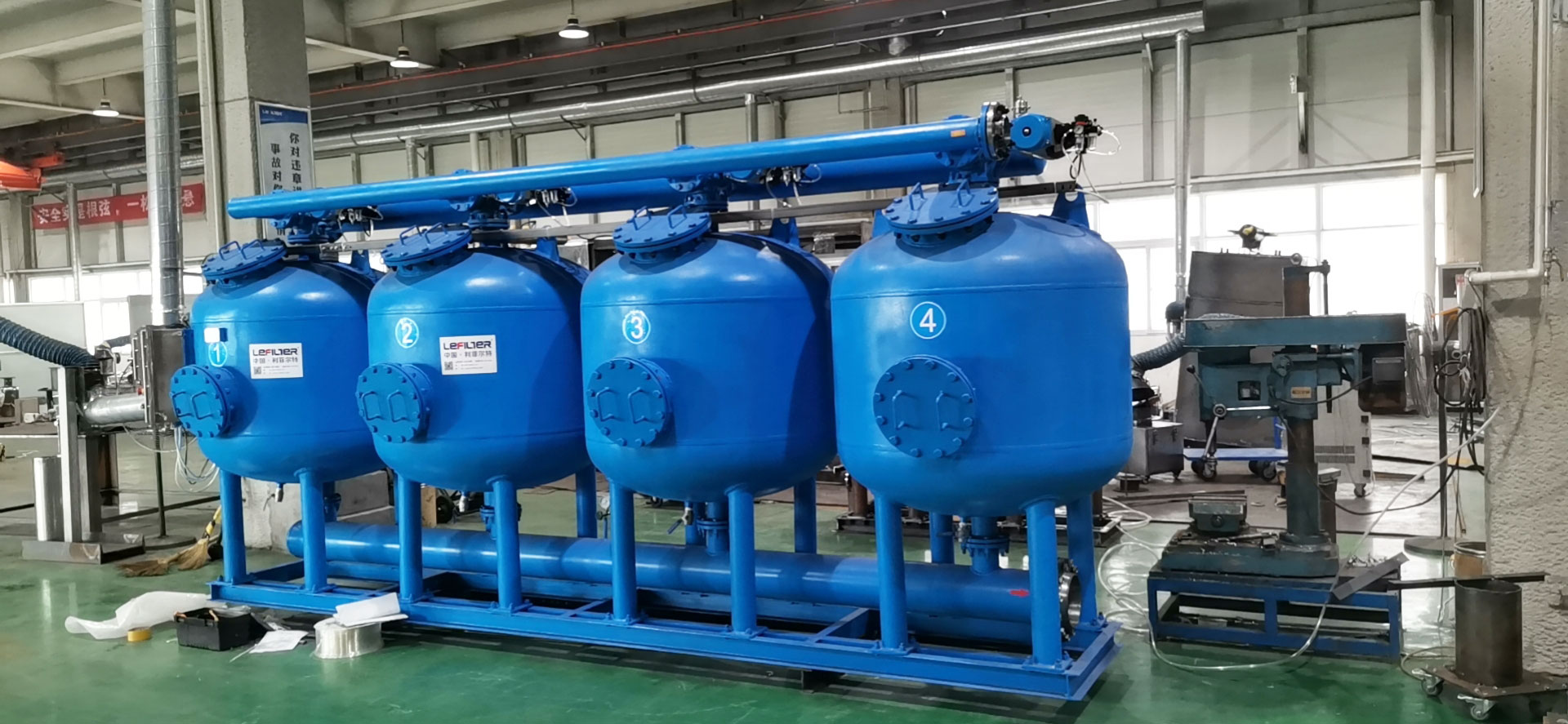 水源水过滤浅层砂过滤器