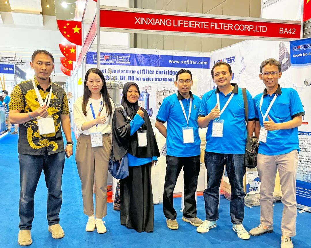 利菲尔特参加 INDOWATER 2023年印度尼西亚国际水处理展览会